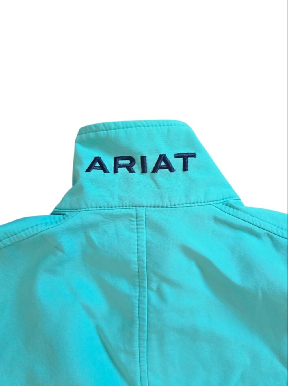 Ariat Women's Turquoise Zip-Front Vivid Softshell Jacket Size S - Picture 4 of 7